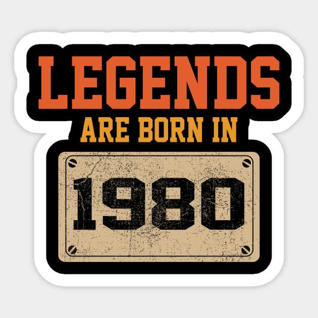 1980 birthday gift Sticker by Éléonore Royer